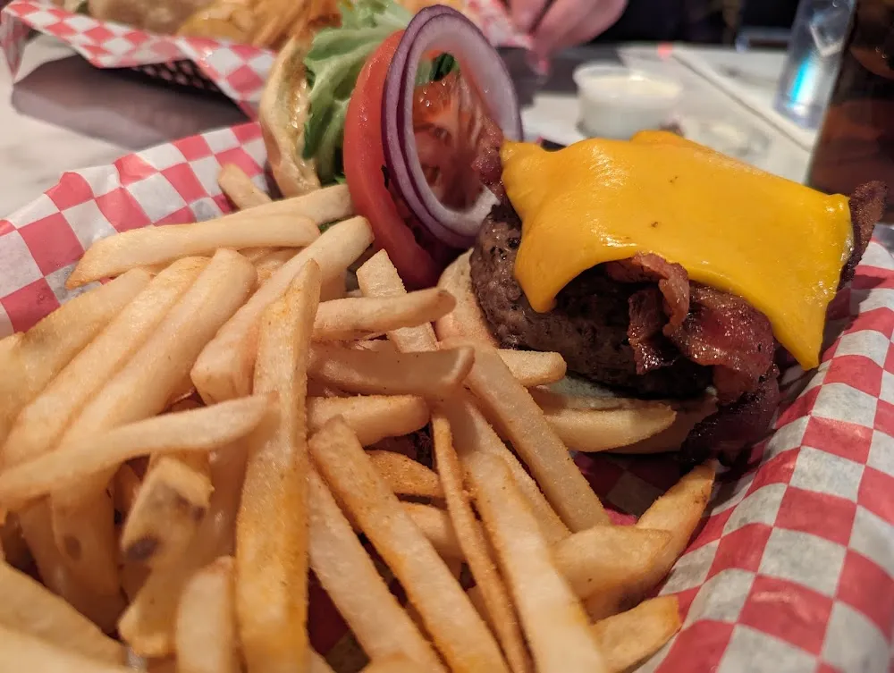 Burger and Fries
